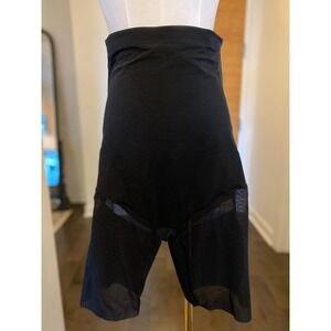 HONEYLOVE Black High Waist Shaping Shorts‎ Power Shorts Compression Gusset 3XL